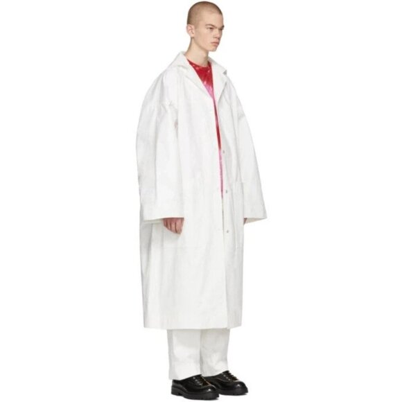 Kwaidan Editions Oversized Lab Coat Size M Mens White SSENSE Exclusive $1325 - Picture 16 of 16